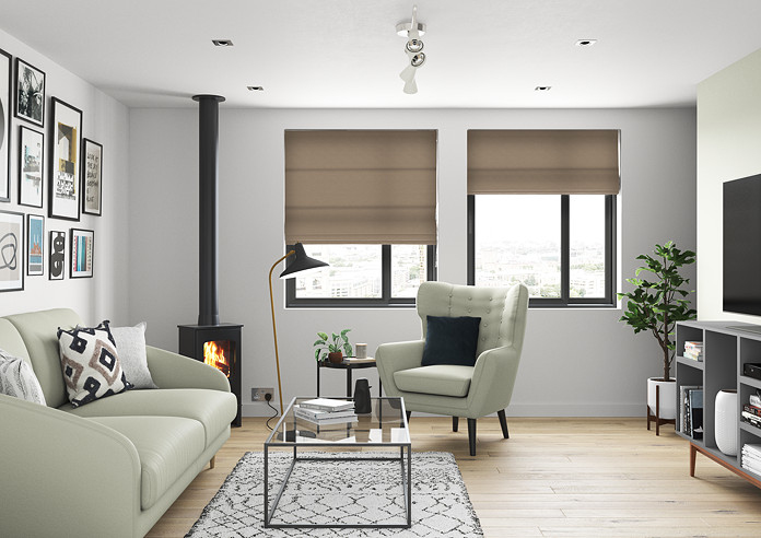 Windsor, Latte - Roman Blind - Image 5